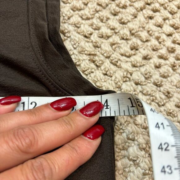 Ladies Banana Republic Brand Brown Scoop Neck Tank Top Size Small - Picture 7 of 8